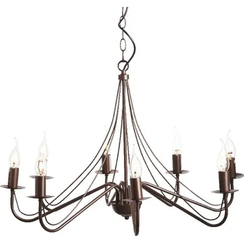 ACA DECOR Závěsný lustr PALMYRA max. 8x60W/E14/230V/IP20