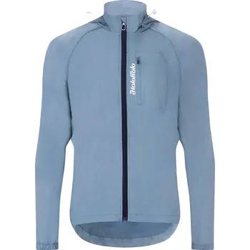 Cyklistická bunda HOLOKOLO Cyklistická voděodolná pláštěnka - WIND/RAIN - šedá XS
