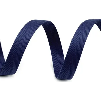 Keprovka - tkaloun šíře 10 mm, střední, 7705 modrá pařížská