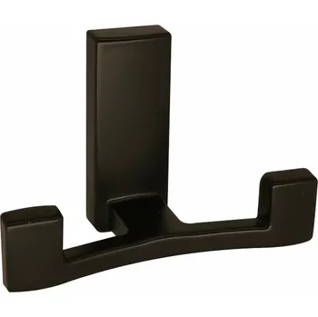 Věšák 770512 dvojháček kov černý (Nástěnný dvojháček. Praktický doplněk do interiéru.)