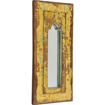 Zrcadlo SANU BABU Zrcadlo v rámu z teakového dřeva, 19x3x43cm (8V)