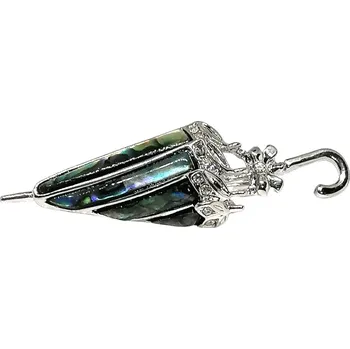 Přívěsek Brož a přívěsek deštník z mušle Paua-Abalone