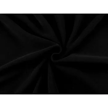 Oděvní soft fleece, střední, 15 (315 g/m²) černá