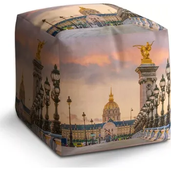 Taburet Sablio Taburet Cube Paříž Elysejský palác: 40x40x40 cm