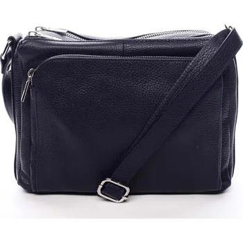 Kabelka Dámská kožená crossbody kabelka tmavě modrá - ItalY Bandit modrá