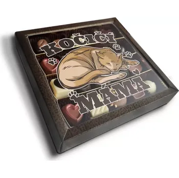 Bonboniéra Sablio Pralinky Kočičí máma - 20 ks pralinek