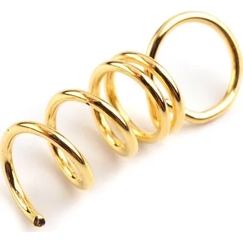 Očko na polystyrenové ozdoby 1x3 cm, střední, 3 zlatá