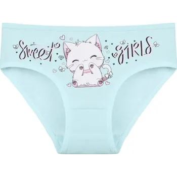 Evona Dívčí kalhotky K840 KOTĚ SVĚTLE MODRÁ Velikost: 122