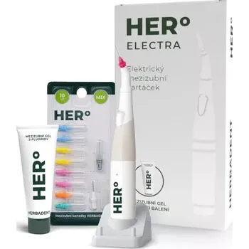 Zubní kartáček HERBADENT HERo ELECTRA Mezizubní elektrický kartáček