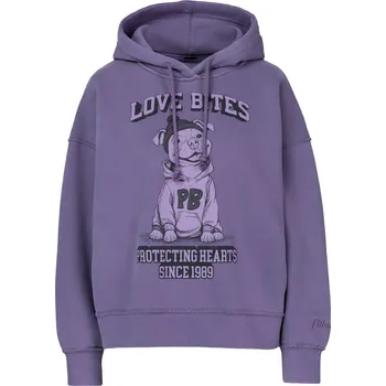 Dámská móda PitBull West Coast - dámská KP mikina LOVE BITES fialová XS/S