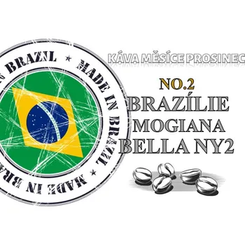 Káva COFFEEDREAM | Káva BRAZILIE MOGIANA BELLA - 100g / třívrstvý sáček se zipem / Středně jemné mletí - espresso, mocca Káva Mogiana A21