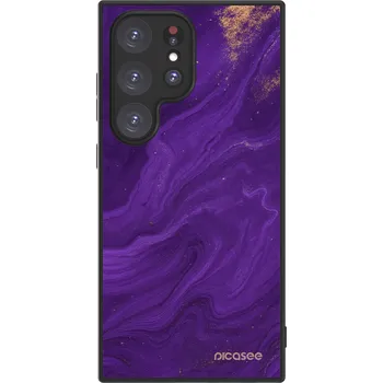 Pouzdro na mobilní telefon Picasee ULTIMATE CASE PowerShare pro Samsung Galaxy S24 Ultra S928B 5G - Fialová