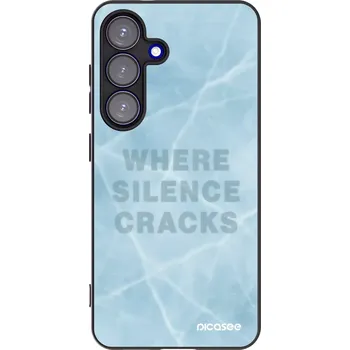 Pouzdro na mobilní telefon Picasee silikonový černý obal pro Samsung Galaxy S25 5G - SILENCE