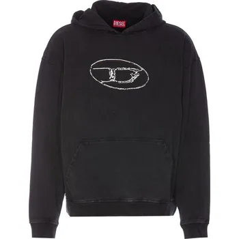 Pánská mikina Diesel pánská mikina s kapucí Diesel černá 3491306