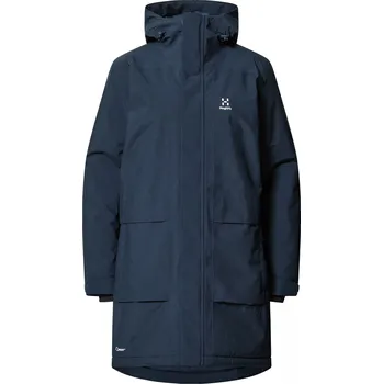 Dámský kabát Dámská zateplená parka Haglöfs Salix Mimic Proof - tmavě modrá Velikost: XL