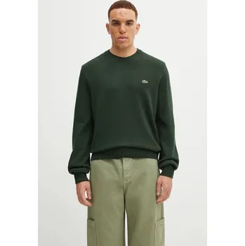 Pánský svetr Vlněný svetr Lacoste, L, zelená, 78X