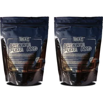 Aminokyselina 1+1 Zadarmo: Arginine pure AKG od Best Nutrition Balení: 500 g + 500 g