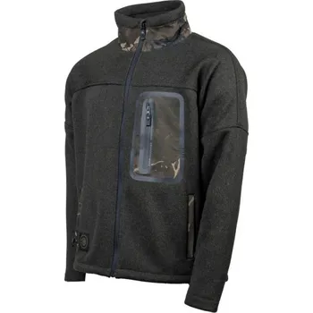 Rybářské oblečení Mikina Nash Zero Tolerance Nordic Fleece Zipped Jumper Velikost XXL