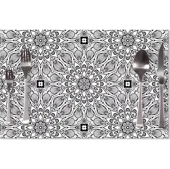 prostírání Sablio Prostírání Bílé mehendi: 40x30cm