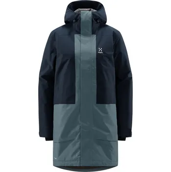 Dámská zateplená parka Haglöfs Salix Mimic Proof - tm.modrá/modrá Velikost: S