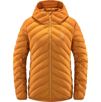 Dámská zimní bunda Haglöfs Sarna Mimic hood - žlutá Velikost: XXL