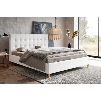 Ložnicová sestava Čalouněná postel LUX 4 rozměr 120x200 vyberte barvu nohou Nohy bílé