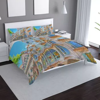 Povlečení Sablio Povlečení Barcelona Gaudi Casa Batllo 2 - 140x220 / 90x70