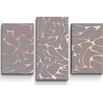 Obraz Sablio Obraz - 3-dílný Béžové vzorce - 75x50 cm