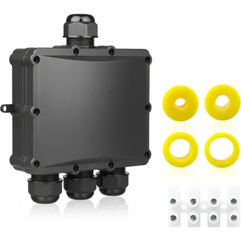 Autožárovka Interlook Hermetická kabelová spojovací krabice IP68 4pólová | Elektrická spojka 450 V 24 A pro kabely 3–6 / 4–8 / 8–12 / 10–14 mm | M686-S