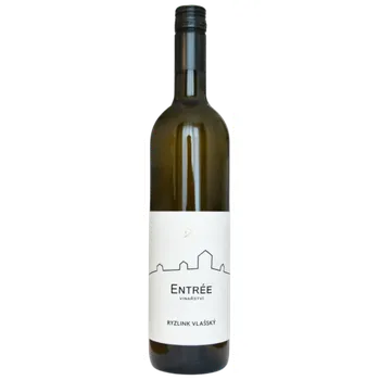 Víno Ryzlink vlašský 2023, pozdní sběr, Entrée vinařství, suché