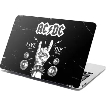 samolepka Sablio Samolepka na notebook ACDC Live fast, die young - 29x20 cm
