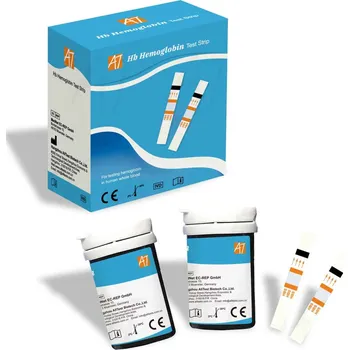 Testovací proužky pro měření hemoglobinu pro přístroj AHR 100, 50 kusů (Diagnostické testy)