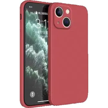 Silikonový kryt pro iPhone 13 mini - Vínově červený