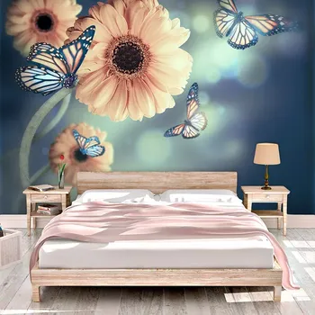 Tapeta Sablio Tapeta Květinová abstrakce - 125x75 cm