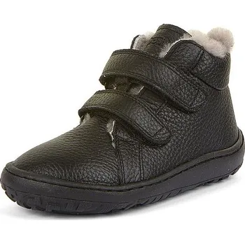 Dívčí zimní obuv FRODDO dětská zimní obuv BAREFOOT WINTER FURRY G3110263-10KA černá 27