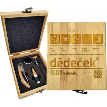 Víno Sablio Dárková sada na víno Dědeček: 147×168×49 mm