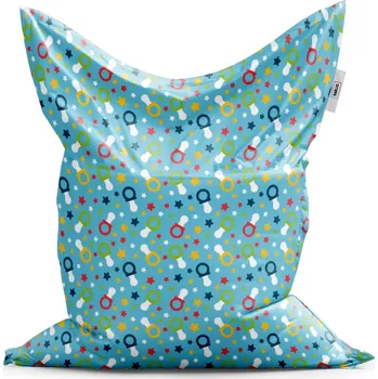 Sedací pytel Sablio Sedací vak Classic Dudlíky a hvězdy - 200x140 cm