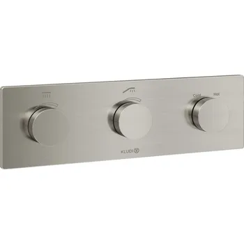 Vodovodní baterie Kludi Pushtronic vanová baterie pod omítku s termostatem || 38300N5-00