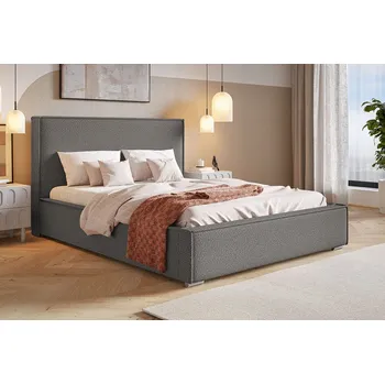 Ložnicová sestava Čalouněná postel Bed 8 box rozměr 90x200 vyberte barvu nohou Nohy chrom kulaté vyberte rošt Dřevěný rošt