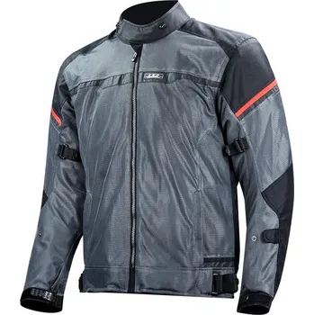 Moto bunda LS2 bunda Riva BLACK/ DARK GREY/RED - M