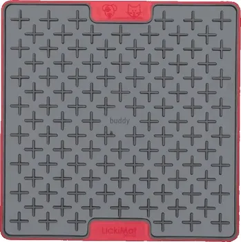 lízací podložka LICKIMAT Buddy TUFF lízací podložka červená 20x20cm