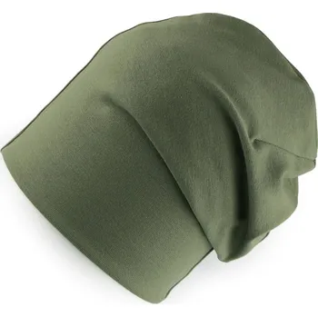 Čepice Bavlněná čepice / nákrčník unisex, střední, 63 zelená khaki čepice