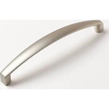 Nábytkové kování 770100 úchytka KORDA rozteč 128mm satén nikl (Úchytka s roztečí 128mm v matném satén niklu.)