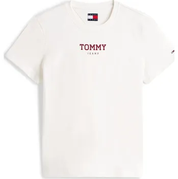 Dámské tričko Tričko Tommy Jeans Ecru 563263 10 (S)