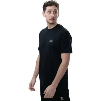 Rybářské oblečení Tričko Nash Make It Happen Carp Logo T-Shirt Black Velikost M