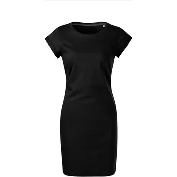 Dámská noční košile Noční košile, Černá, Bez potisku (bez potisku)