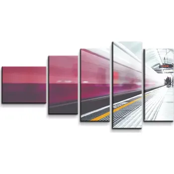 Obraz Sablio Obraz - 5-dílný Metro 2 - 100x60 cm