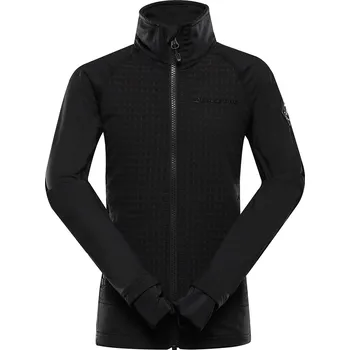 Chlapecká mikina Dětská funkční mikina ALPINE PRO Querto 2 černá Velikost: 128-134