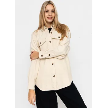 Patagonia Fjord Loft Overshirt (undyed natural) S, bílá