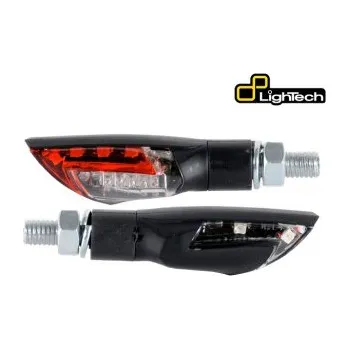 Směrový světlomet Moto blinkry Lightech FRE909NER LED homologováno pár – akce